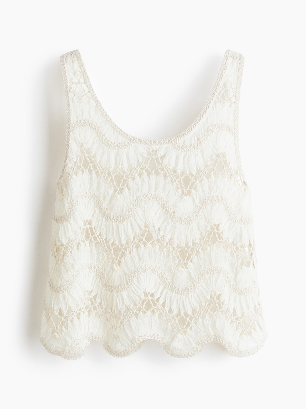 H&M CROCHET-LOOK TOP